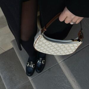 AVA BAG IN TRIOMPHE CANVAS AND CALFSKIN